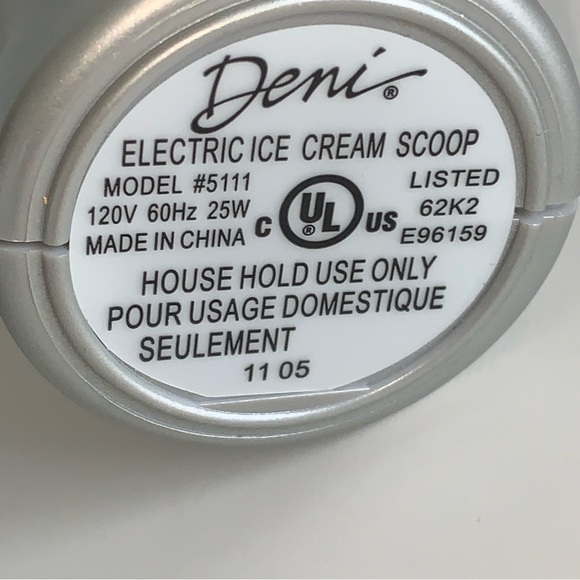 DENI Electric Ice Cream Scoop 5111 + Box Works Great Heated Drop Guard Non-stick - Picture 3 of 12